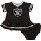 Raiders Baby Girl Dazzle Dress and Diaper Cover