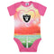 Raiders Infant Girl Pink Field Bodysuit
