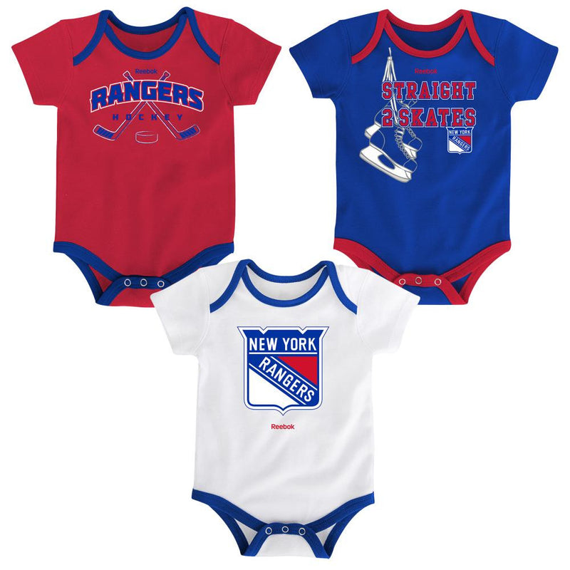 Rangers Infant 3 Piece Bodysuit Set