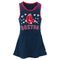 Red Sox Girl Criss Cross Tank Dress