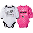 Raiders Baby Princess Bodysuit Set