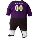 Baltimore Ravens Baby Footysuit with Feet