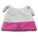Red Sox Newborn Speckled Beanie (Pink)