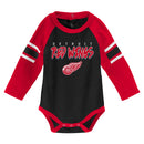 Red Wings Long Sleeve Bodysuit and Pants Outfit