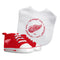 Red Wings Baby Bib with Pre-Walking Shoes
