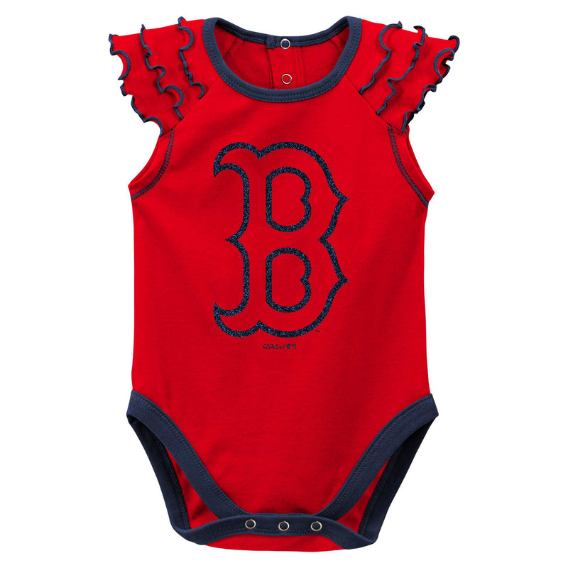 Red Sox Diamond Girl 2 Piece Bodysuit Set