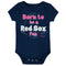 Red Sox Baby Girl Body Suits - Three Pack