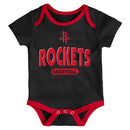 Rockets Future Baller 3-Pack Bodysuit Set