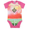 Saints Infant Girl Pink Field Bodysuit