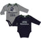 Seahawks Baby Boys 2-Pack Long Sleeve Bodysuit