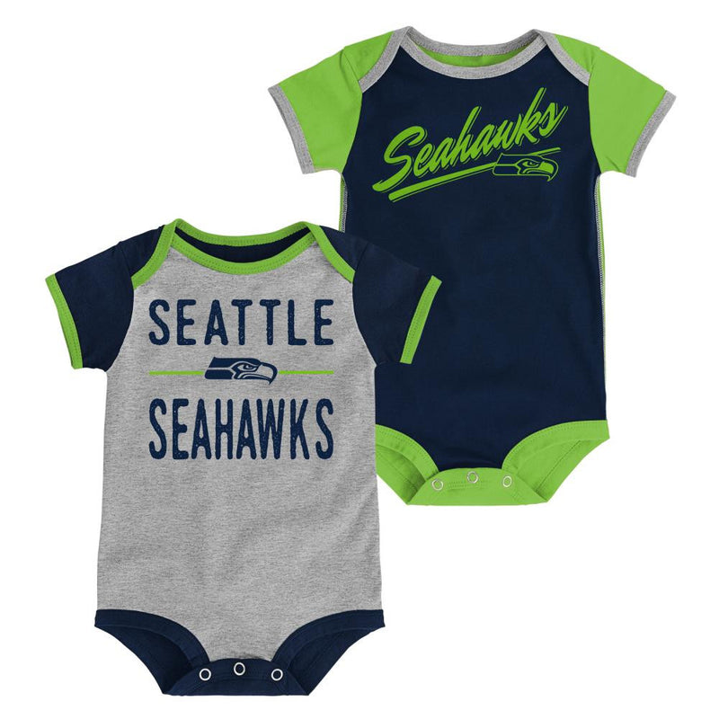 Seahawks Newborn Legacy Onesies 2-Pack