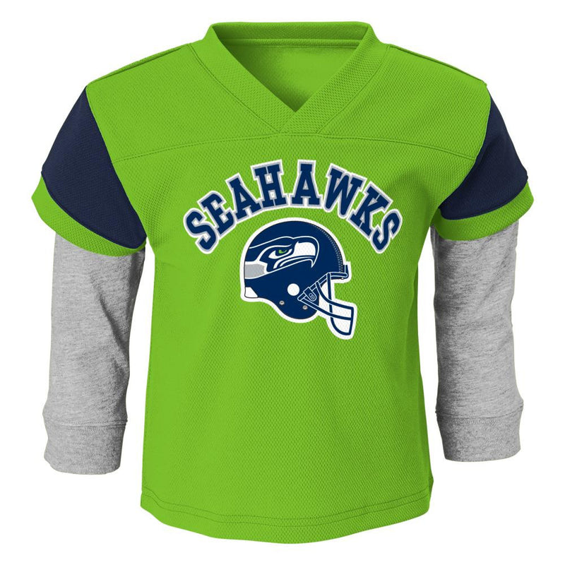 Seahawks Infant/Toddler Jersey Style Pant Set