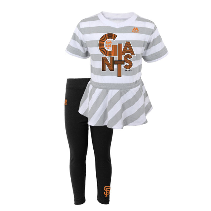 San Francisco Giants Infant Girl Top & Capri Outfit