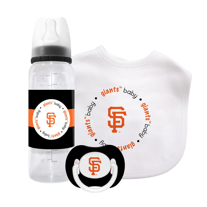 San Francisco Giants Pacifier, Bib and Bottle Set