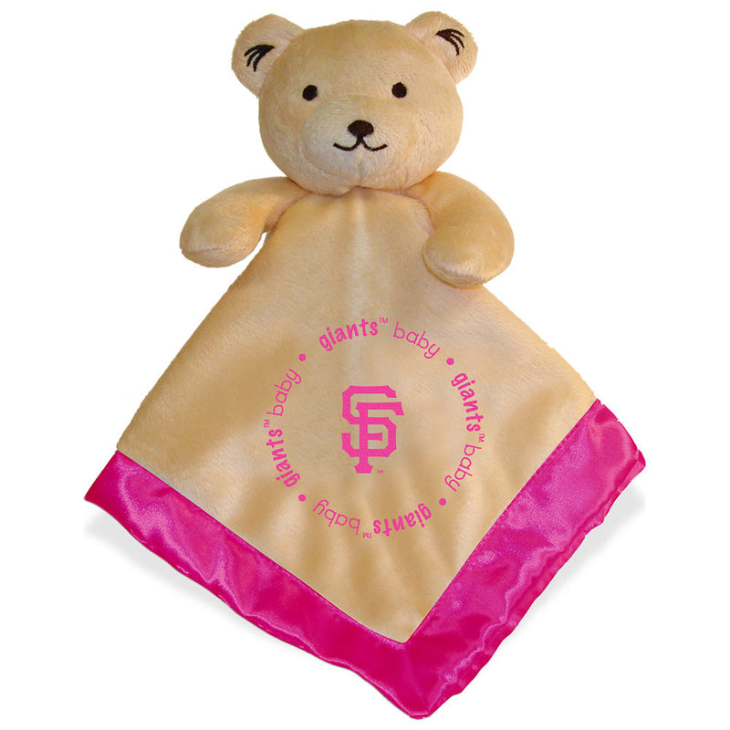 Pink SF Giants Baby Security Blanket