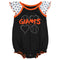 SF Giants Baby Girl Hearts Duo Bodysuit Set