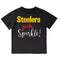Steelers Girls Sparkle Short Sleeve Tee