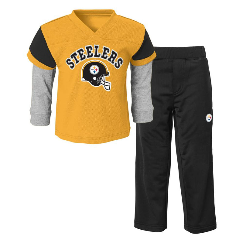 Steelers Infant/Toddler Jersey Style Pant Set