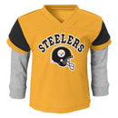Steelers Infant/Toddler Jersey Style Pant Set