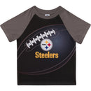 Steelers Short Sleeve Football Tee