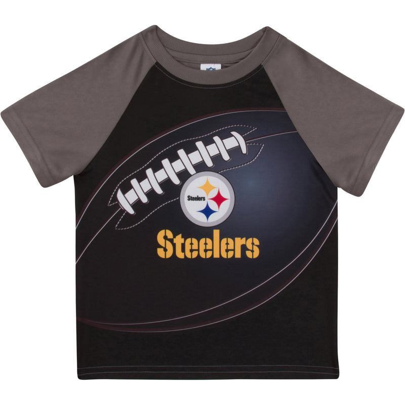 Steelers Short Sleeve Football Tee