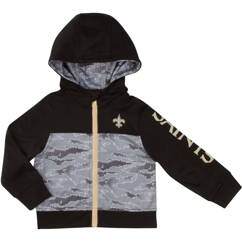 Saints Zip Up Hooded Jacket