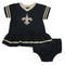 Saints Baby Girl Team Dress with Bloomers