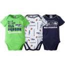 Seahawks Infant 3-Pack Logo Onesies
