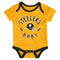 Steelers Baby 3 Piece Bodysuit Set