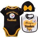 Always a Steelers Baby Outfit