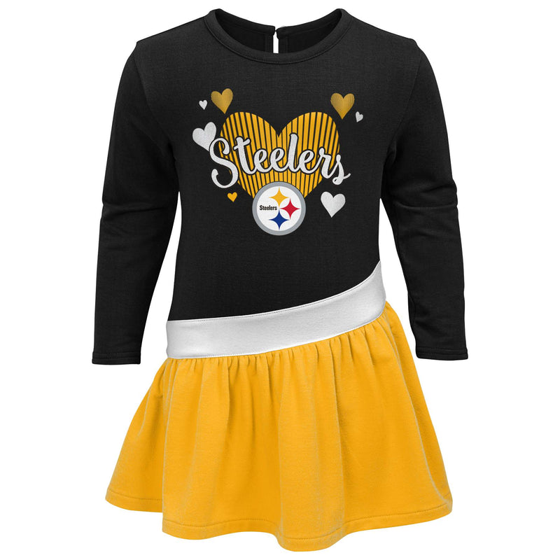 Steelers Girls Heart Jersey Dress