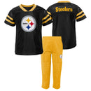 Steelers Jersey Style Shirt and Pants Set