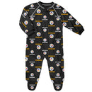 Steelers Logo Zip Up Pajamas