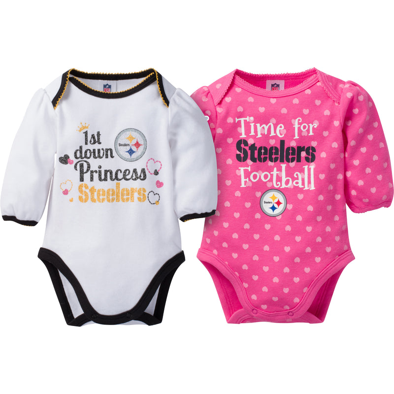 Steelers Baby Princess Bodysuit Set