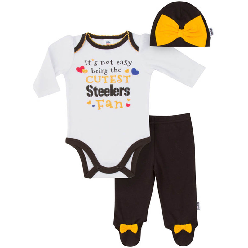 Steelers Baby Girl Outfit
