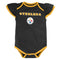 Steelers Infant Girl Body Suits (3-Pack)