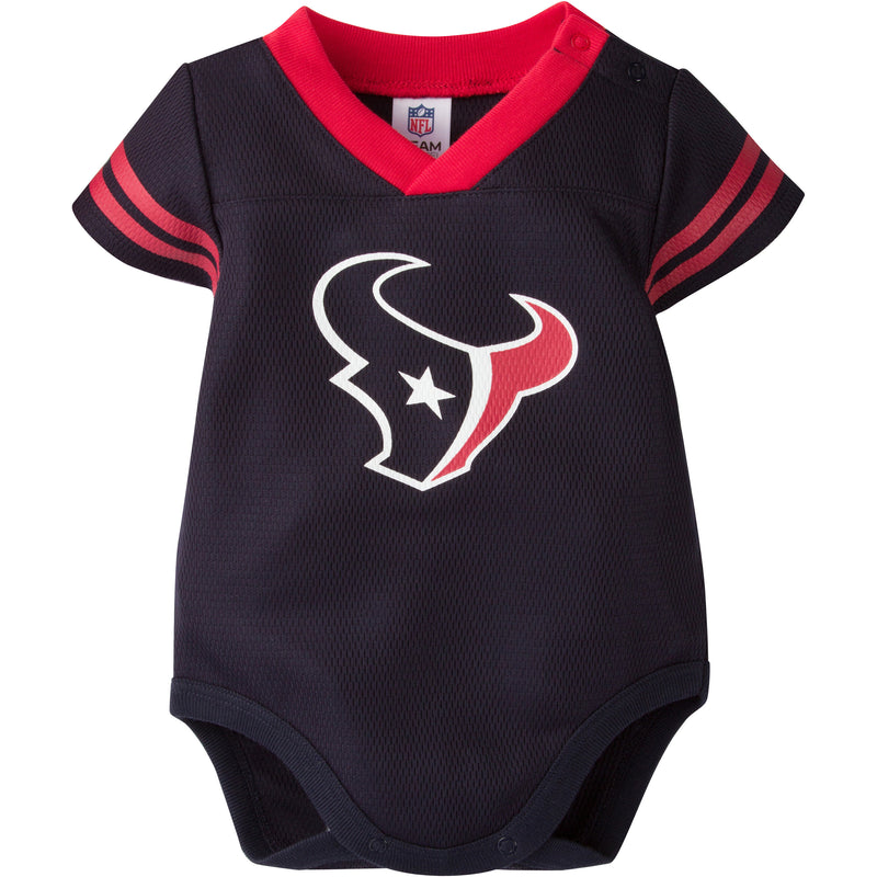 Baby Texans Football Jersey Onesie