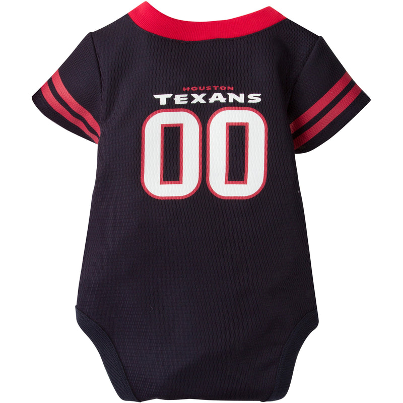 Baby Texans Football Jersey Onesie