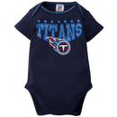 Titans Baby 3 Pack Short Sleeve Onesies