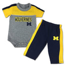 Wolverines Fan Playtime Creeper & Pants Outfit