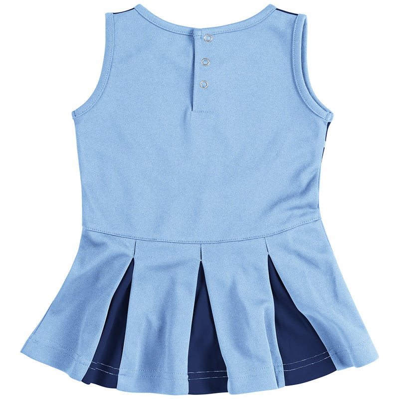 North Carolina Pom Pom Infant Cheerleader Dress