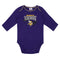 Minnesota Vikings Baby Boy Long Sleeve Bodysuits