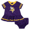 Vikings Baby Girl Dazzle Dress and Diaper Cover