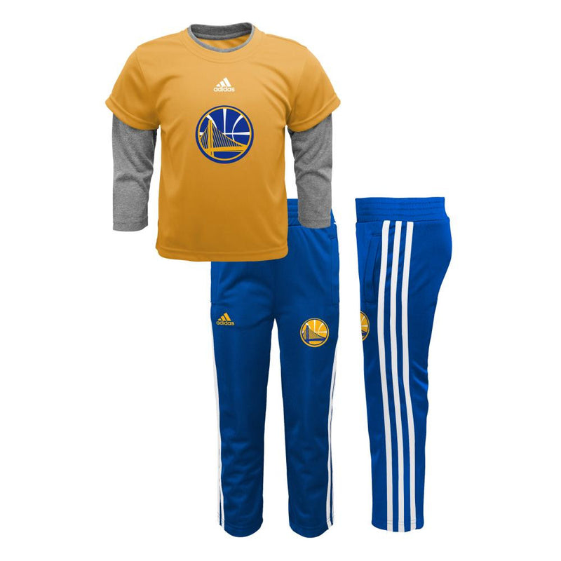 Warriors Jersey Style Pant Set