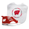 Wisconsin Baby Bib with Pre-Walking Shoes
