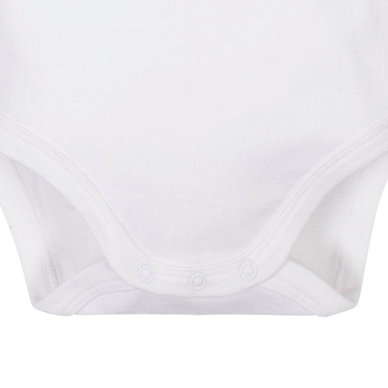 White Long Sleeve Turtleneck Onesies Bodysuits 2-Pack