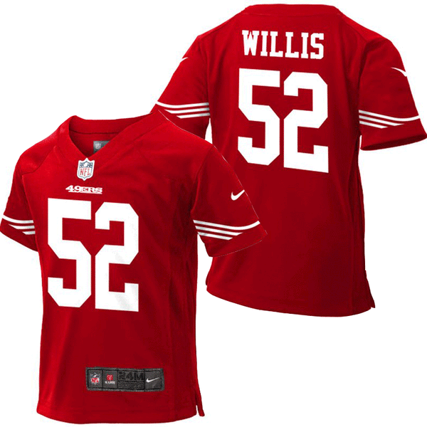 Patrick Willis Toddler 49ers Jersey Size 3T 4T babyfans