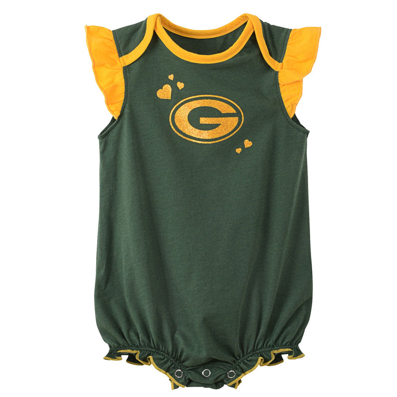 Packers Baby Girl Duo Bodysuit Set