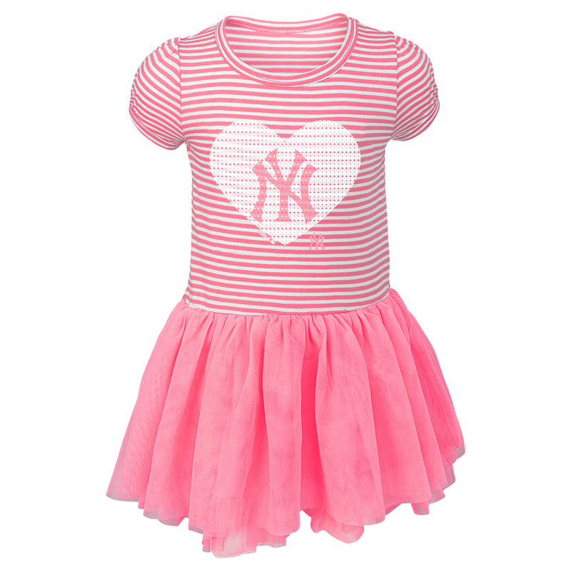 Yankees Girls Pink Sequin Tutu Dress
