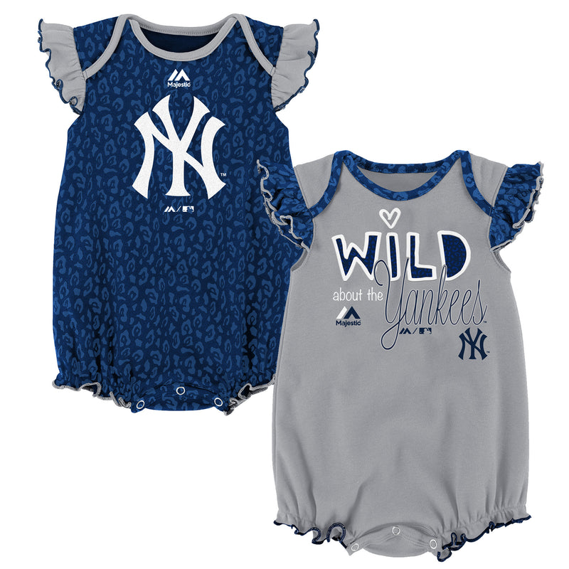 Wild About the Yankees Onesie Duo